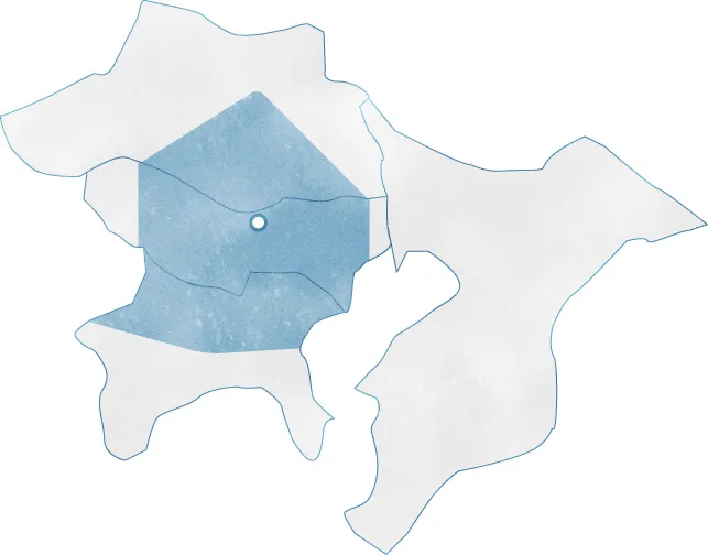 対応地域のマップ